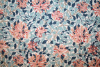 William Morris 'Honeysuckle Aqua' Bomuld