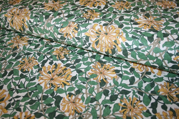 William Morris 'Honeysuckle White' Bomuld