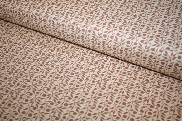 William Morris 'Rosehip Blush' Bomuld