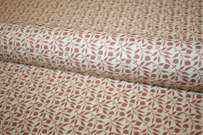 William Morris 'Rosehip Blush' Bomuld