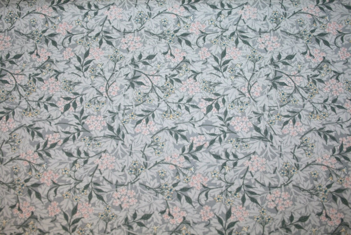 William Morris 'Jasmine Aqua' Bomuld
