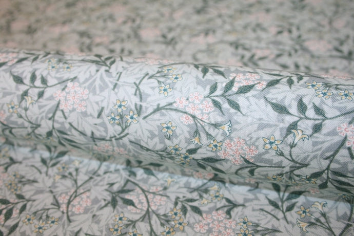 William Morris 'Jasmine Aqua' Bomuld