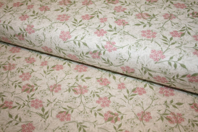 William Morris 'Jasmine Blush' Bomuld