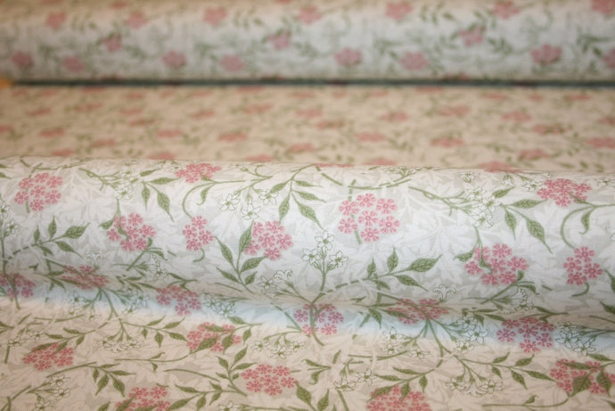 William Morris 'Jasmine Blush' Bomuld