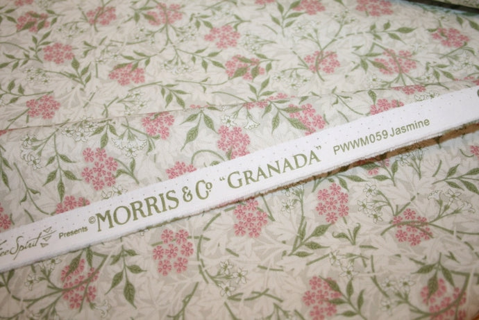 William Morris 'Jasmine Blush' Bomuld
