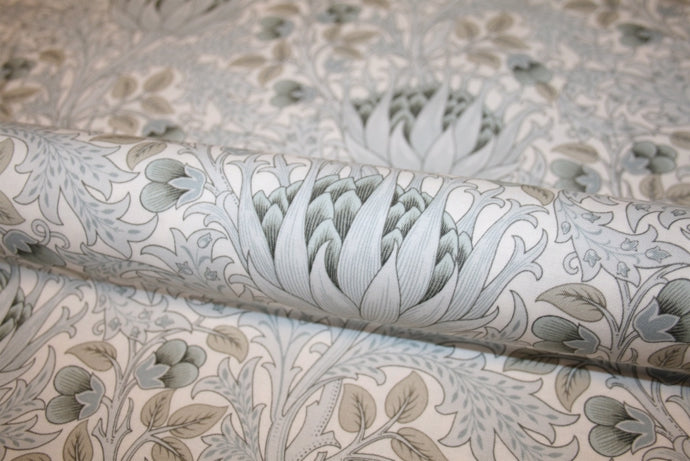 William Morris 'Artichoke Dove' Bomuld