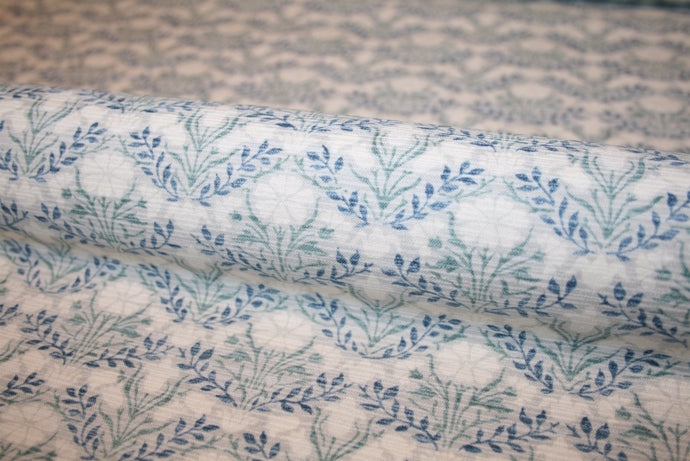 William Morris 'Pure Bellflowers Mint' Bomuld