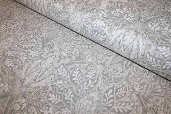 William Morris 'Pure Dove and Rose Taupe' Bomuld