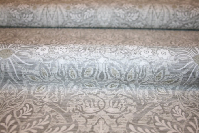 William Morris 'Pure Dove and Rose Taupe' Bomuld