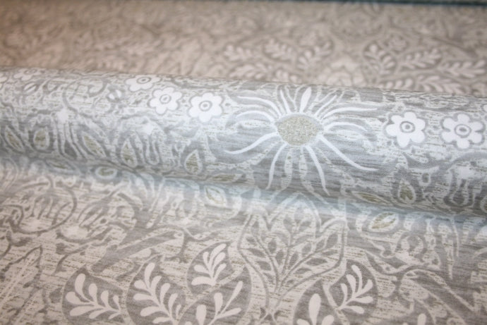 William Morris 'Pure Dove and Rose Taupe' Bomuld