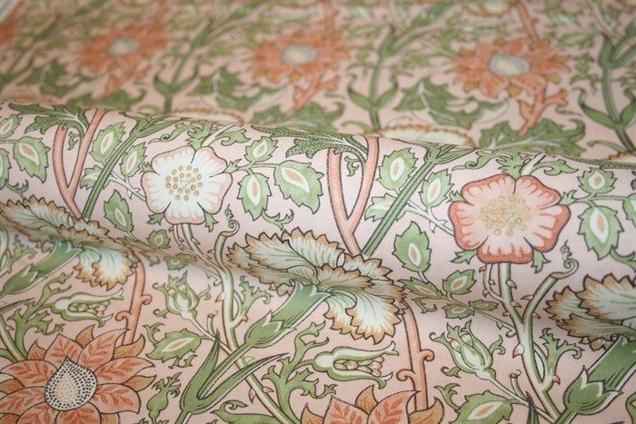 William Morris 'Pink & Rose Blush' Bomuld