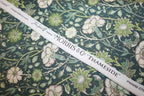 William Morris 'Mini Pink & Rose Marine' Bomuld