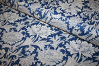 William Morris 'Chrysanthemum Tonal Blue' Bomuld