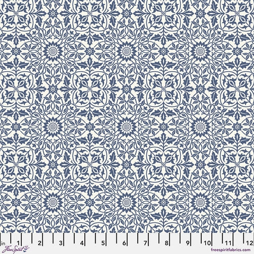 William Morris 'St James Blue' Bomuld