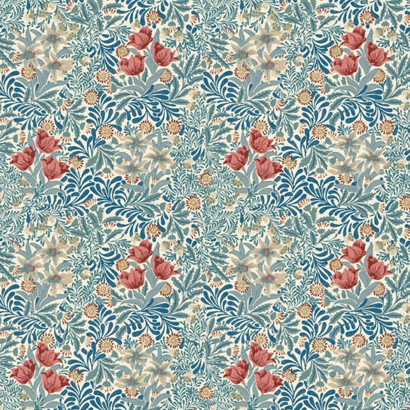 William Morris 'Bower Indigo' Bomuld