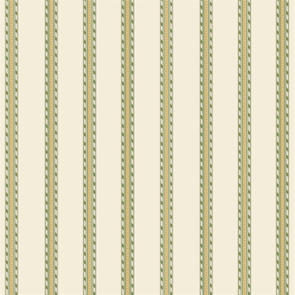 William Morris 'Pinstripe Twiningvine' Bomuld