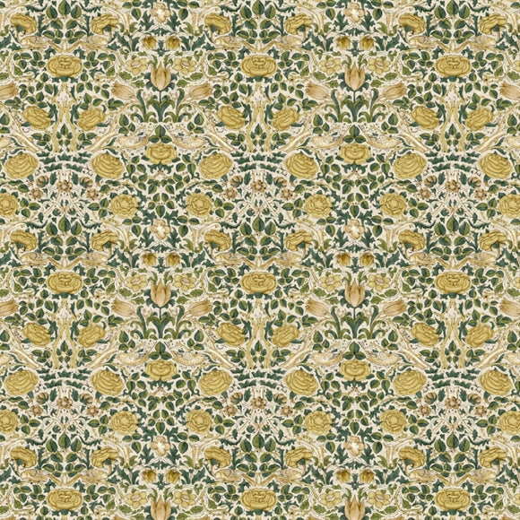 William Morris 'Small Rose Weld' Bomuld