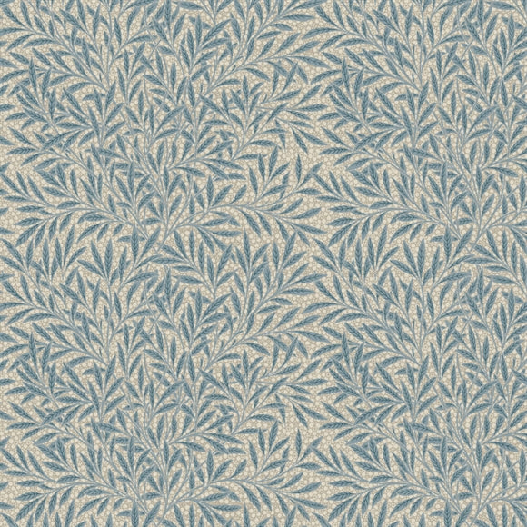 William Morris 'Emery’s Willow Woadblue' Bomuld