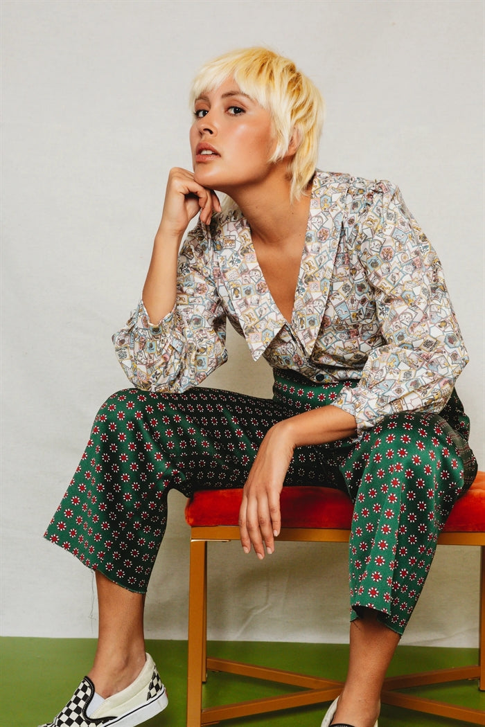Patina - symønster til bluse (str. XS-7X) | Friday Pattern Company