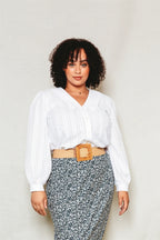 Patina - symønster til bluse (str. XS-7X) | Friday Pattern Company