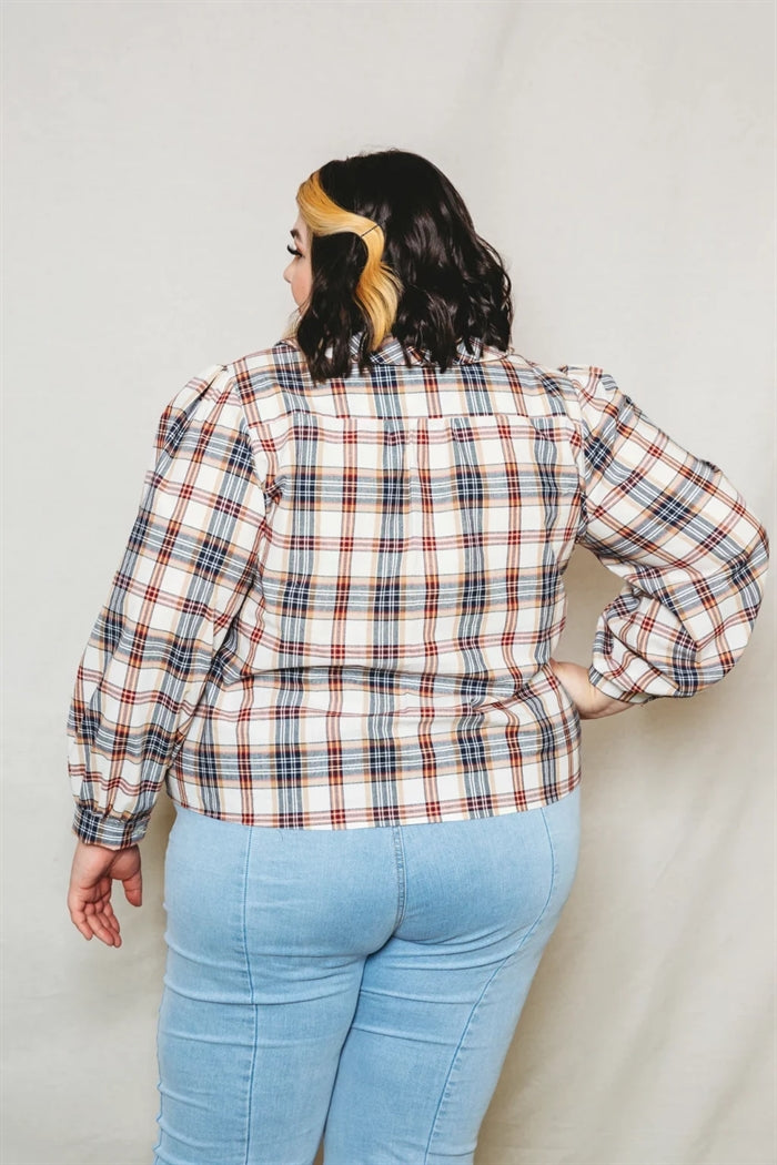 Patina - symønster til bluse (str. XS-7X) | Friday Pattern Company