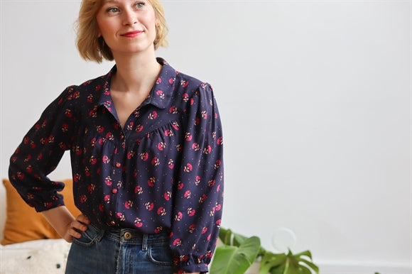 'Pimpante' skjortebluse symønster
