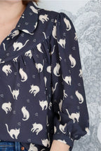 'Pimpante' skjortebluse symønster