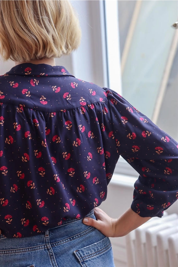 'Pimpante' skjortebluse symønster
