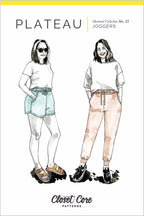 'Plateau Joggers' bukser og shorts symønster
