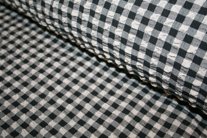 'Vichy' Bomuld Seersucker