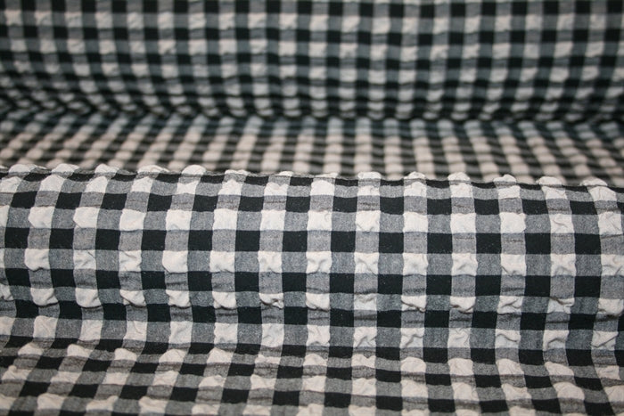 'Vichy' Bomuld Seersucker