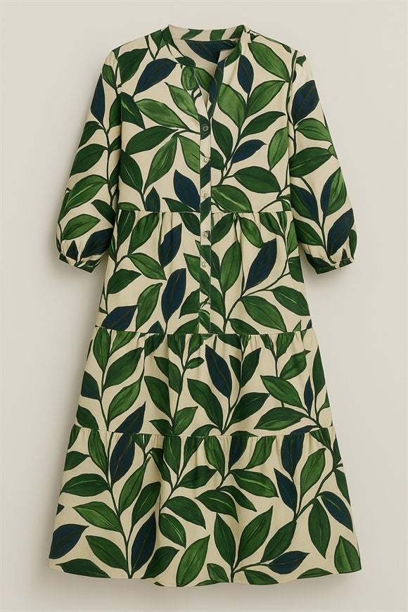 'Foglia Grande Verde' Viskose