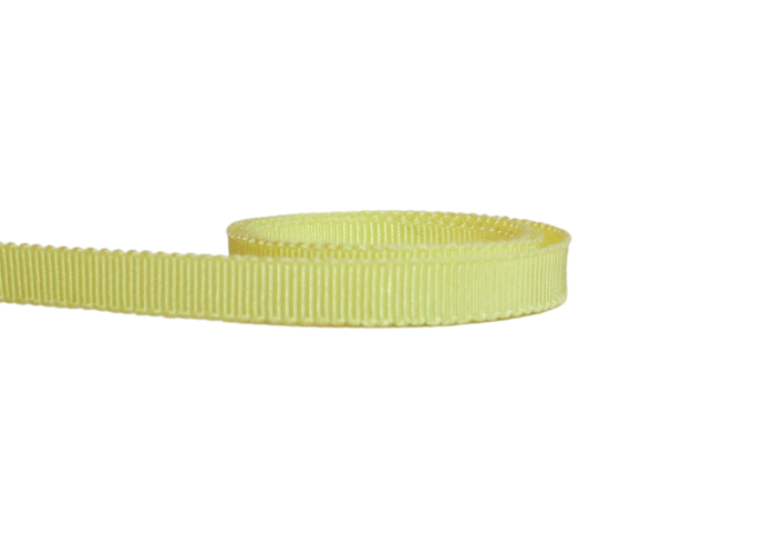 Gult grosgrain 7 mm.