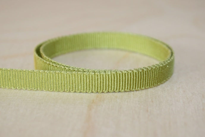 LIME grosgrain 7 mm.