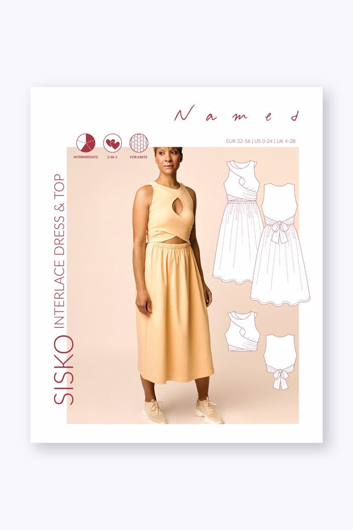 'Sisko Interlace' kjole & top symønster