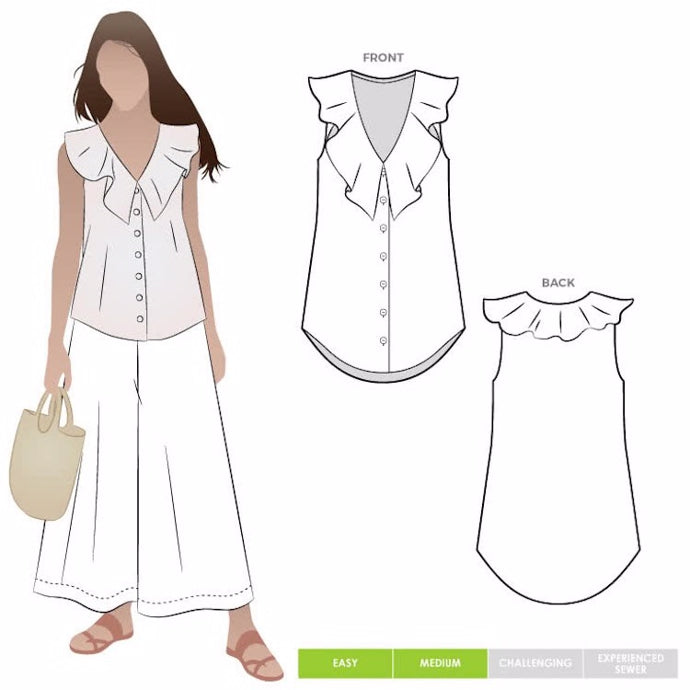 'Almy (S)' top symønster