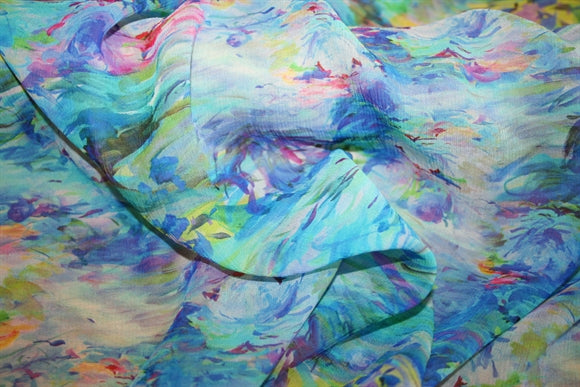 'Acquarello Celeste' Silke Georgette