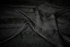 'Noir Paisley Jacquard' Silke