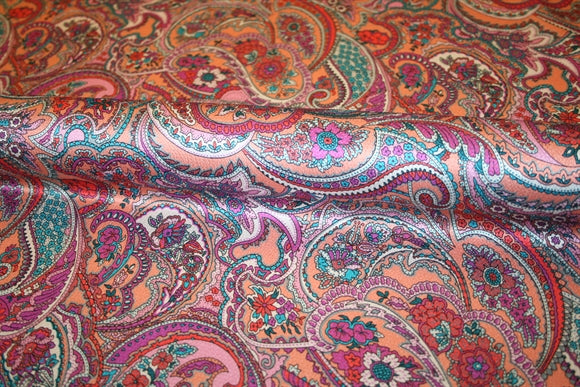 'Paisley Peach' Silke