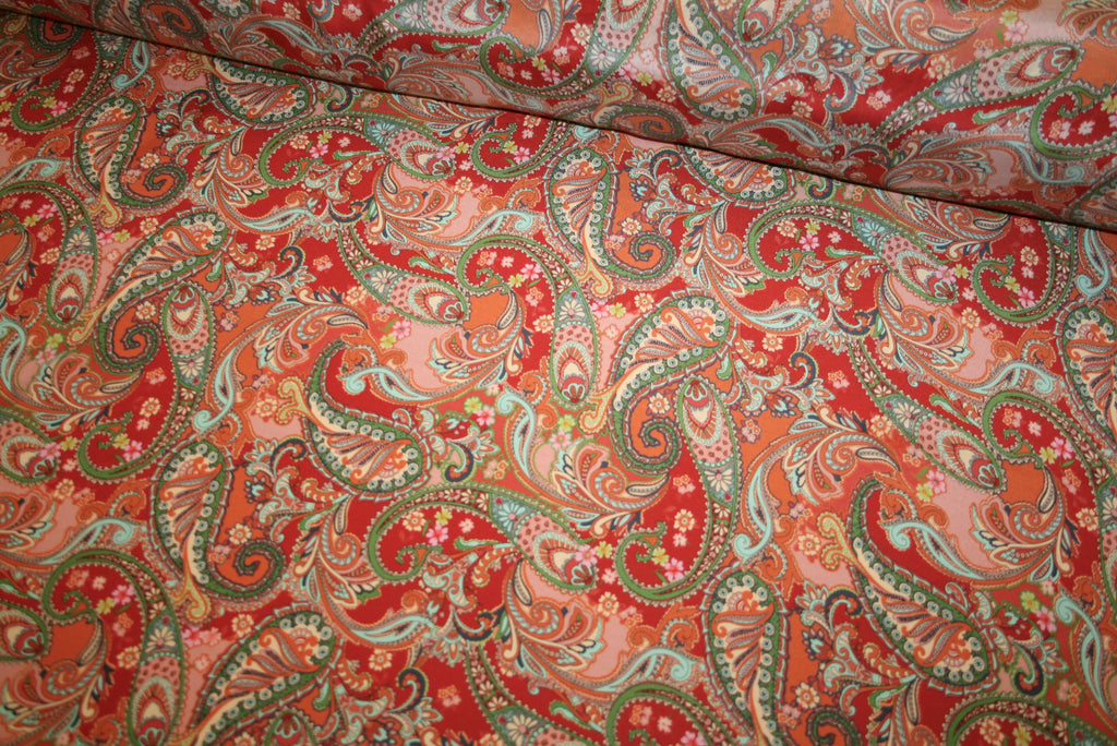 'Paisley Rosso' Silke