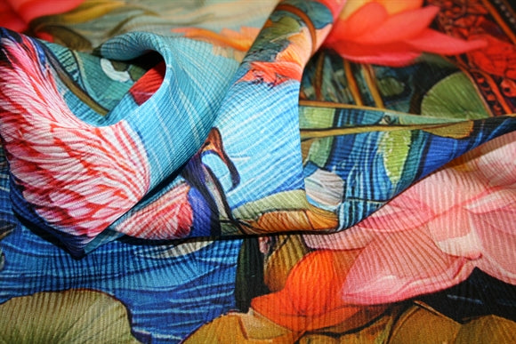 'Scarf Lago delle Gru' Silke