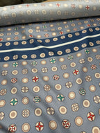 'Scarf LV Blu' Silke (2. sortering)*