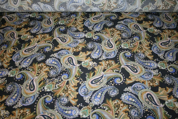 'Paisley Etro' Silke og Viscose