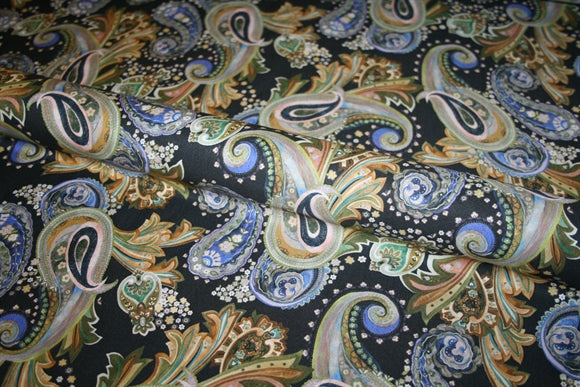 'Paisley Etro' Silke og Viscose