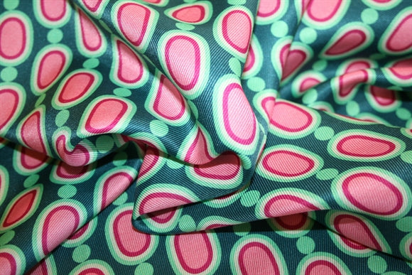 'Geometria Viva' Silke - Viskose