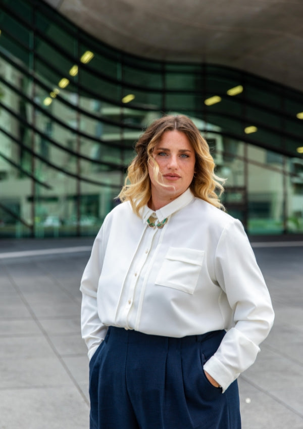 'Skyline' skjorte symønster