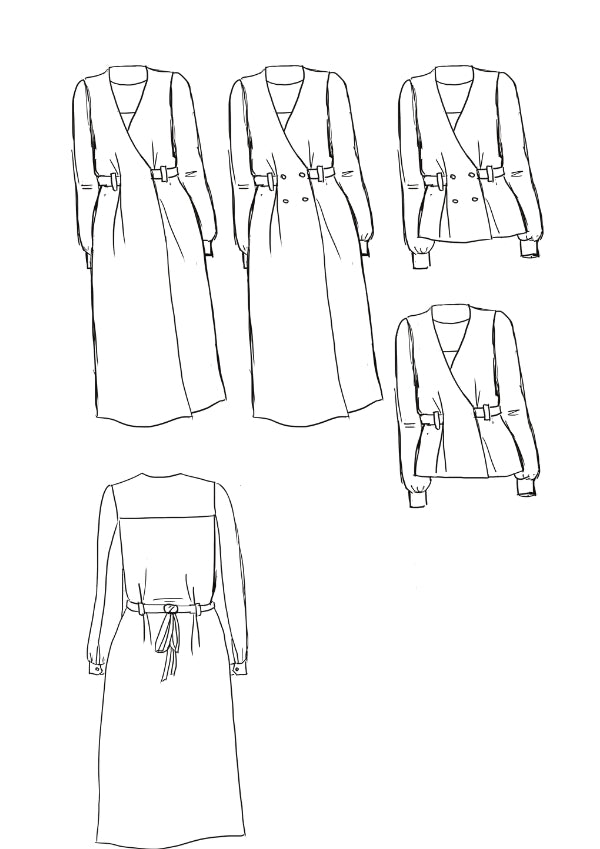 'Soho' kjole & bluse symønster