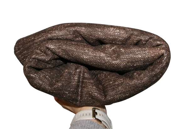 2,3 m. brun uld
