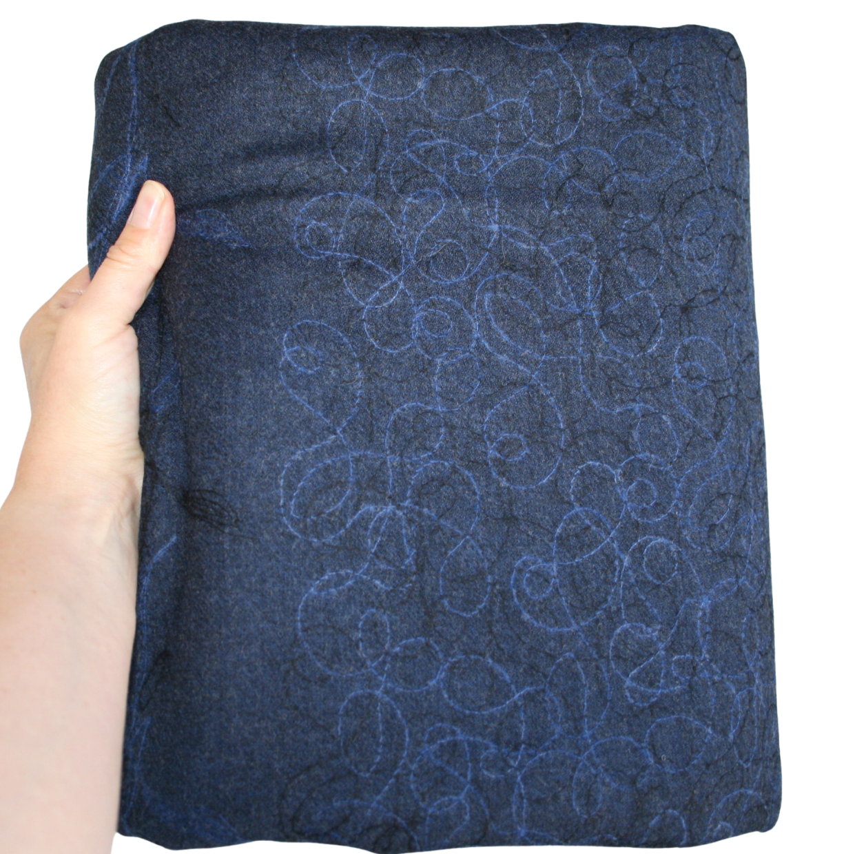 4,3 m. uld med broderi