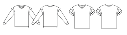 'Kyoto' bluse symønster